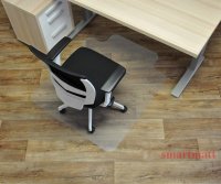 Podložka pod židli Smartmatt 5100 PHL, na podlahy - tvarovaná (120x100 cm)
