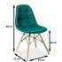 Židle AXEL III - aksamit zelená