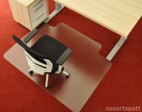 Podložka pod židli na koberec 5300 PCTQ - tvarovaná (120x150 cm)