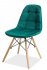 Židle AXEL III - aksamit zelená